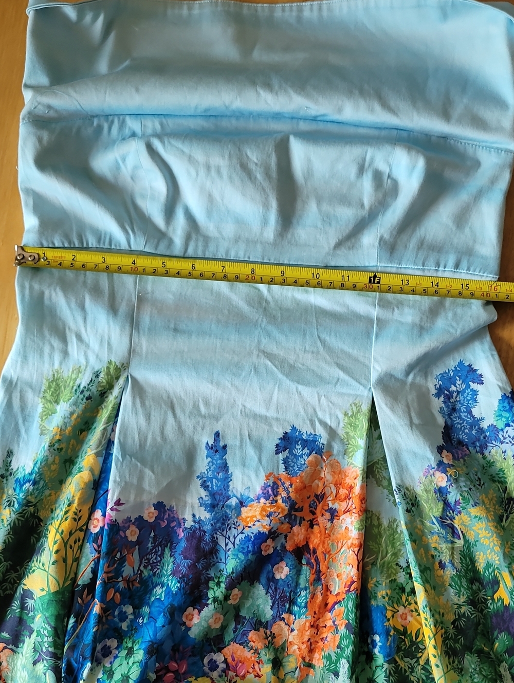 Anthropologie Sleeveless Foldover Knee-Length Dress - Picture 12 of 16